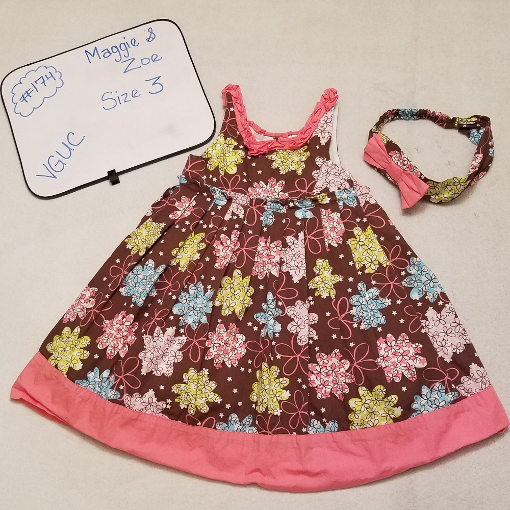 Maggie & Zoe Dress w/ Matching Headband